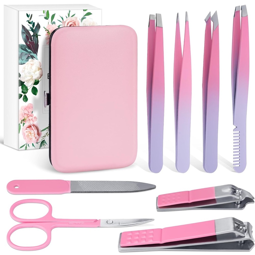 Pink and Purple Manicure Set